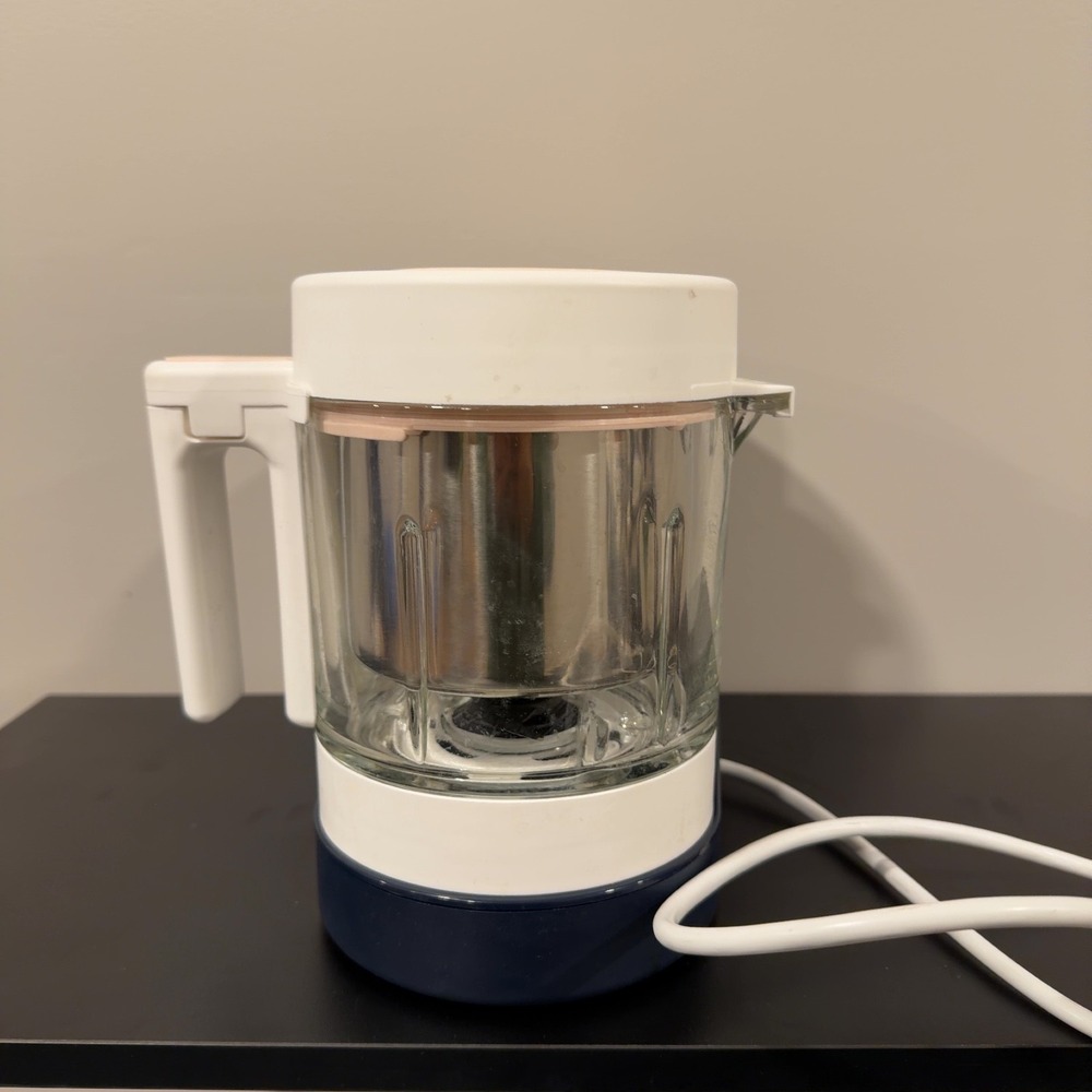Beaba Babycook Solo Baby Food Maker Steamer Blender Navy Blue BEA0400 WORKS - Picture 4 of 9